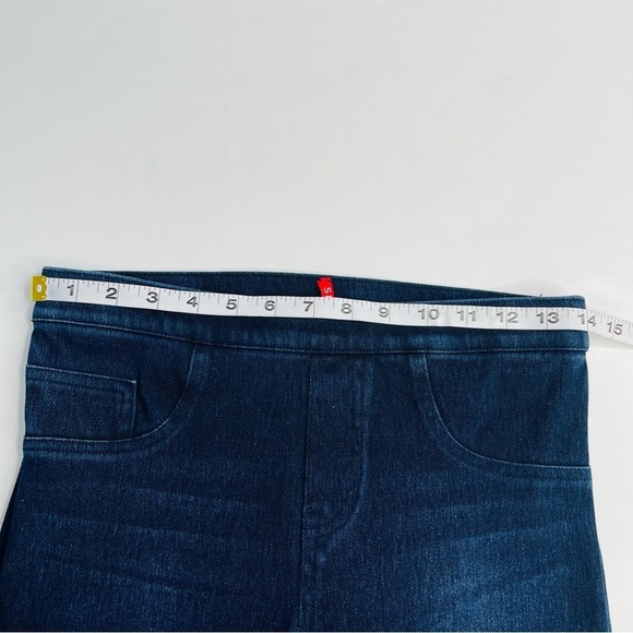 Spanx Jean-ish Ankle Leggings Jeans Women's S Twilight Rinse Blue Slimming - Picture 7 of 11